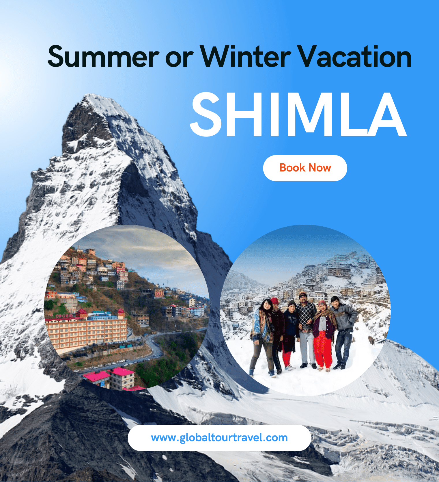 Shimla|Kasauli 3N-4D tour package